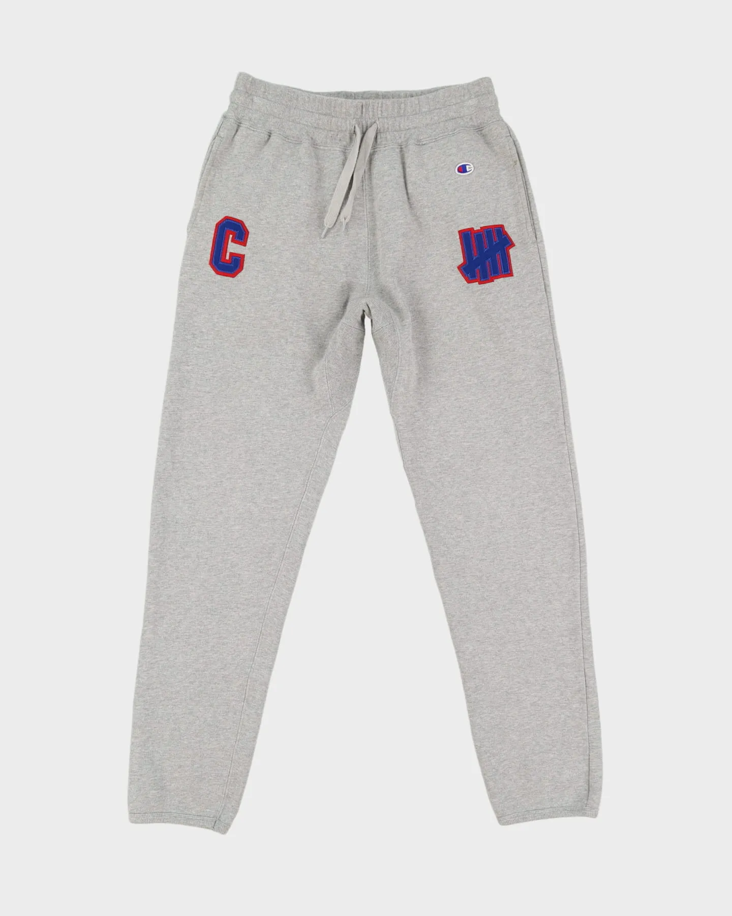 00s Champion Reverse Weave Grey Tracksuit Bottoms - L