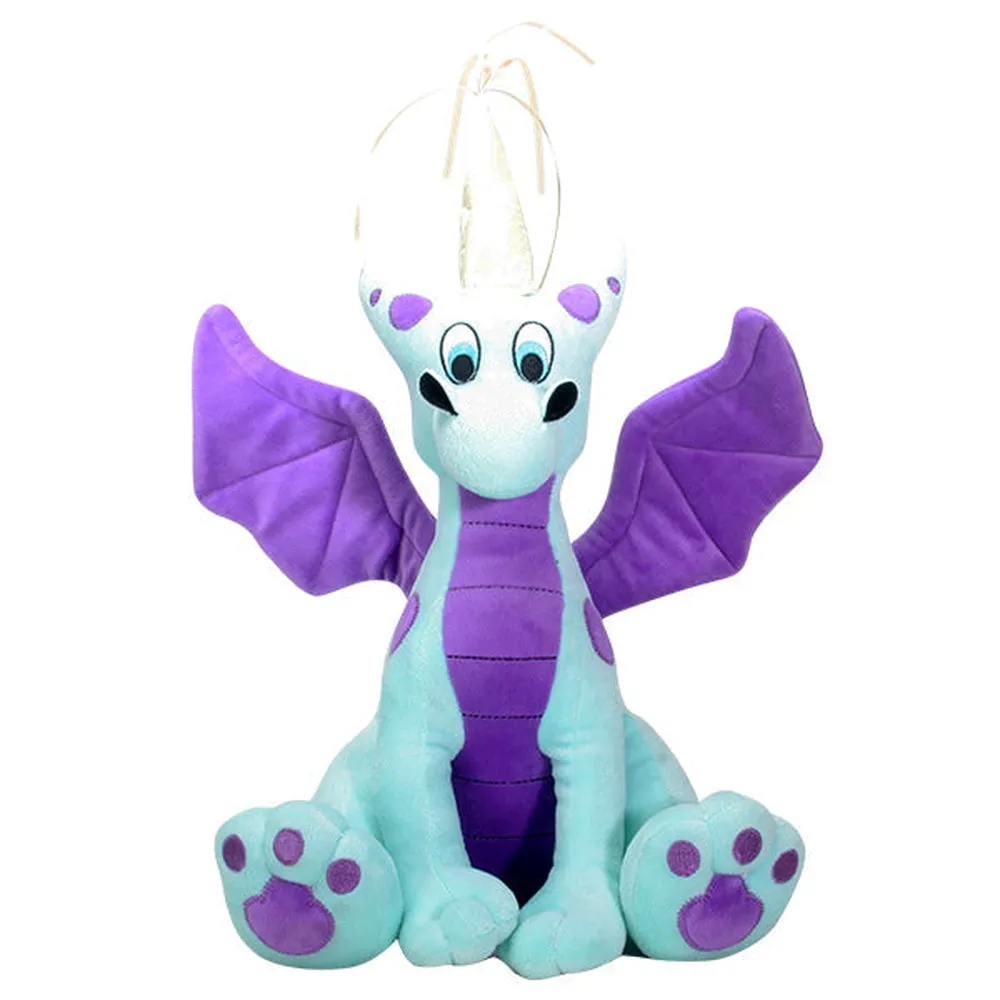 12.5" Princess Dragon Purple Blue Plush