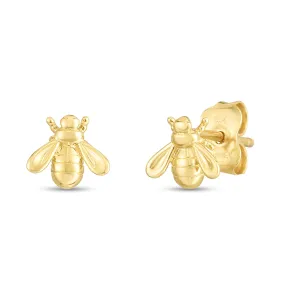 14K Bee Studs