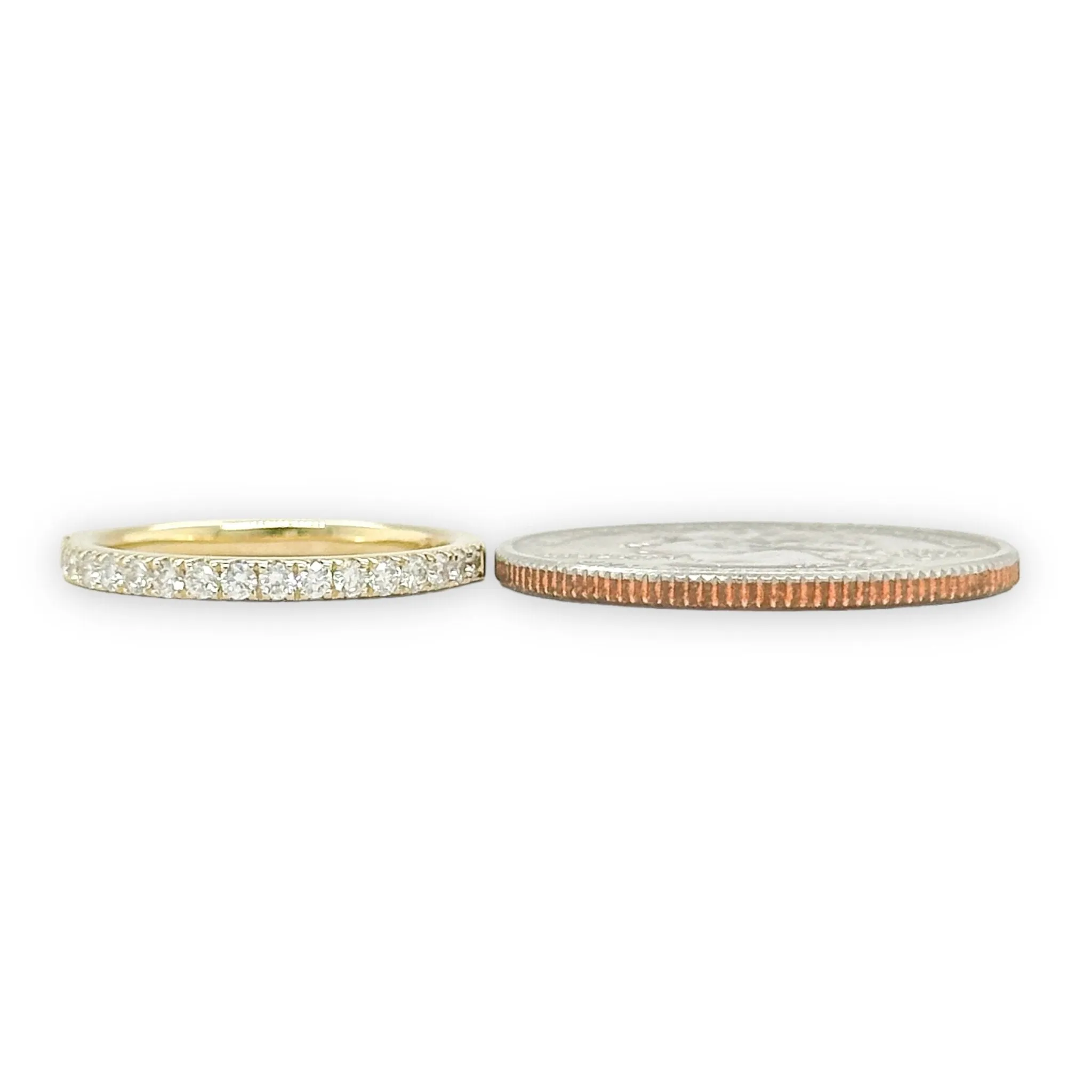 14K Y Gold 0.30ctw Diamond Band H/SI1