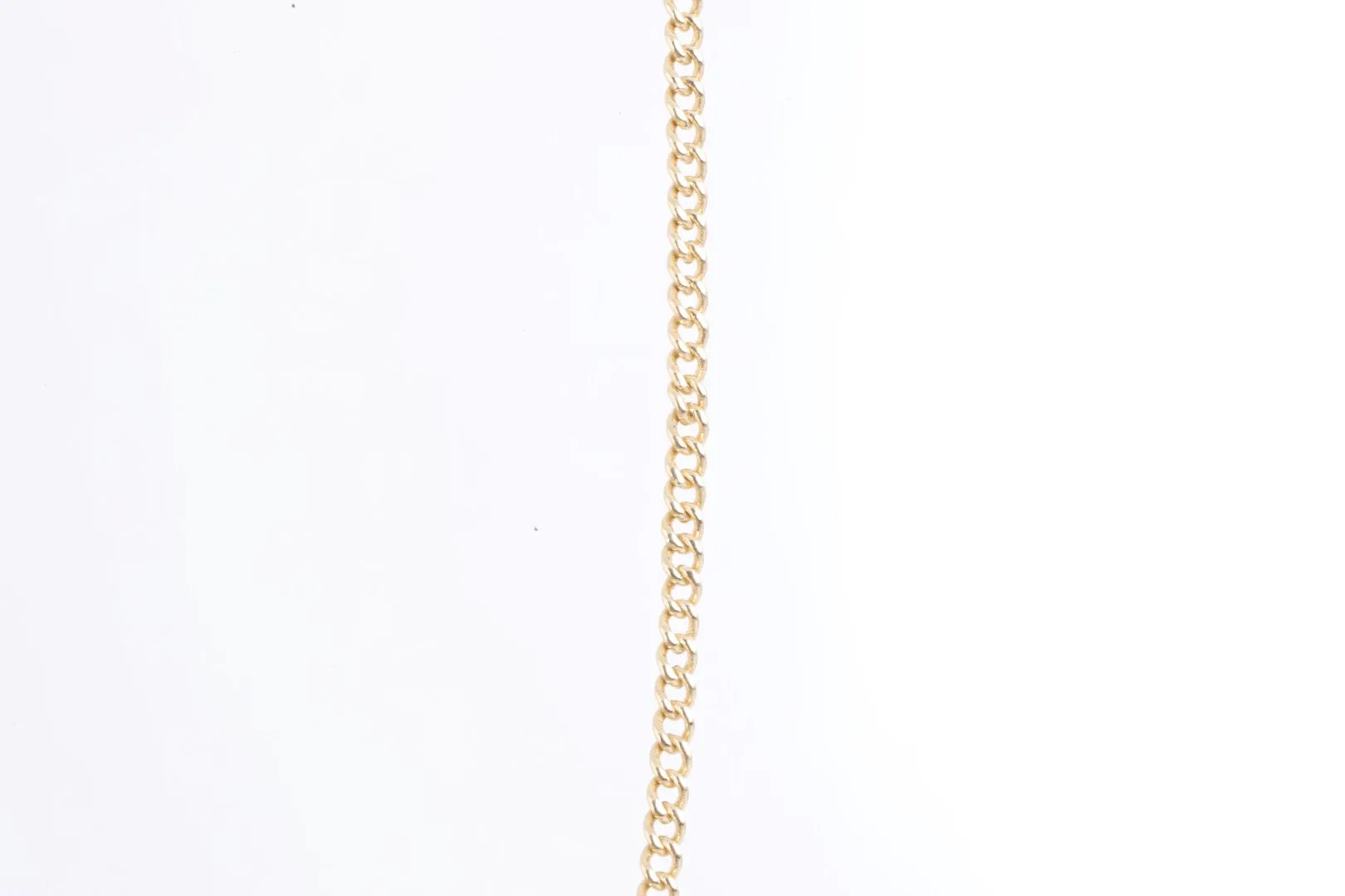 19" 14k Yellow Gold Curb Chain (4.33g.)