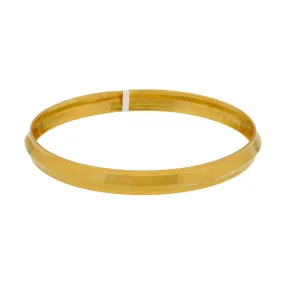 22K Yellow Gold Men's Kada Bangle, 25.1 Grams