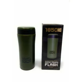 Ammo Olive 330ml Metal Flask - 1850