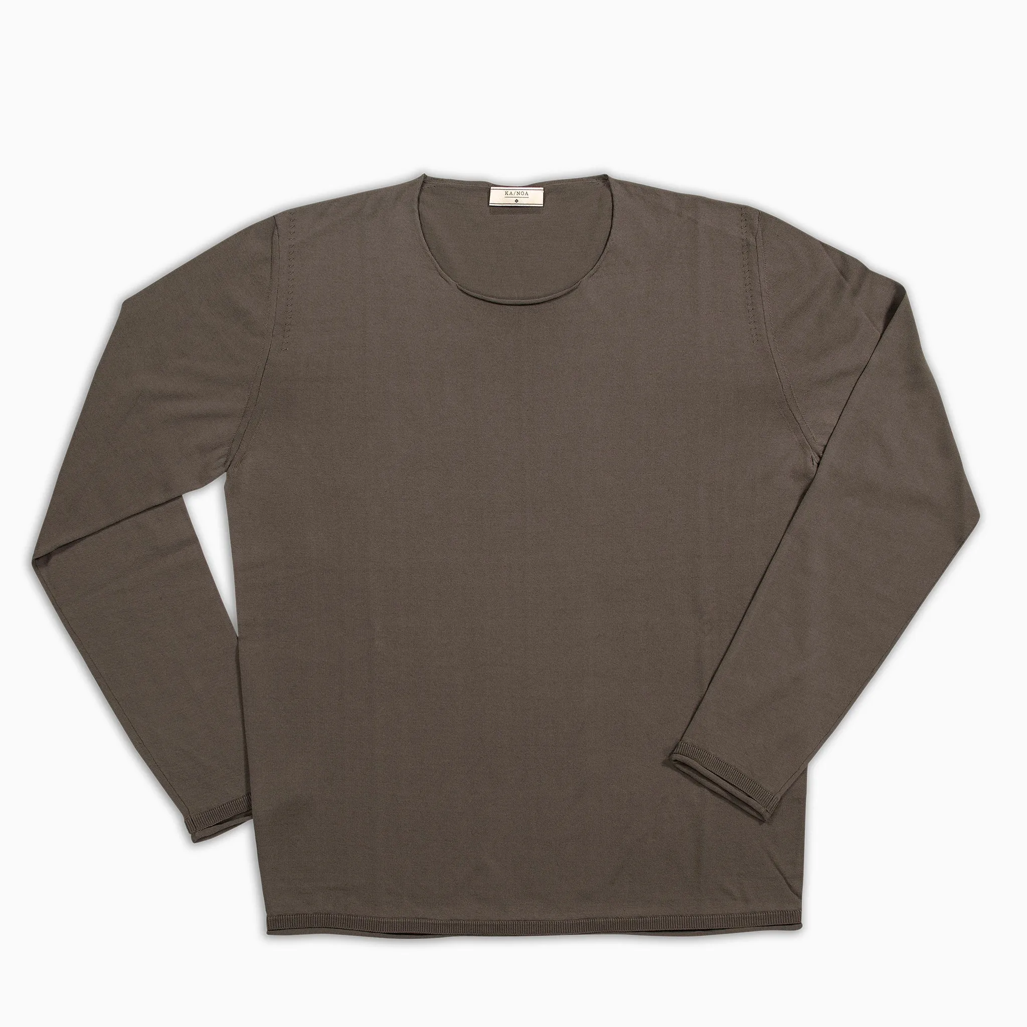 Andreieu crew-neck jumper Compact Cotton