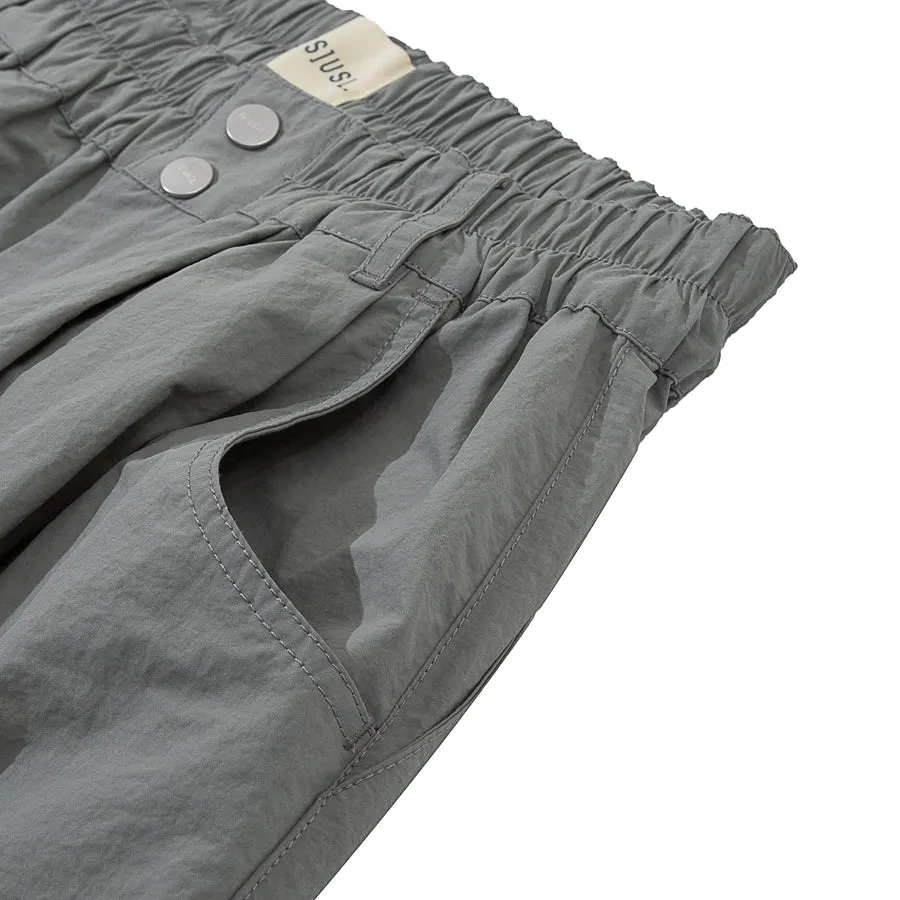 A[S]USL NYLON SQUARE POCKET PANTS-GREY