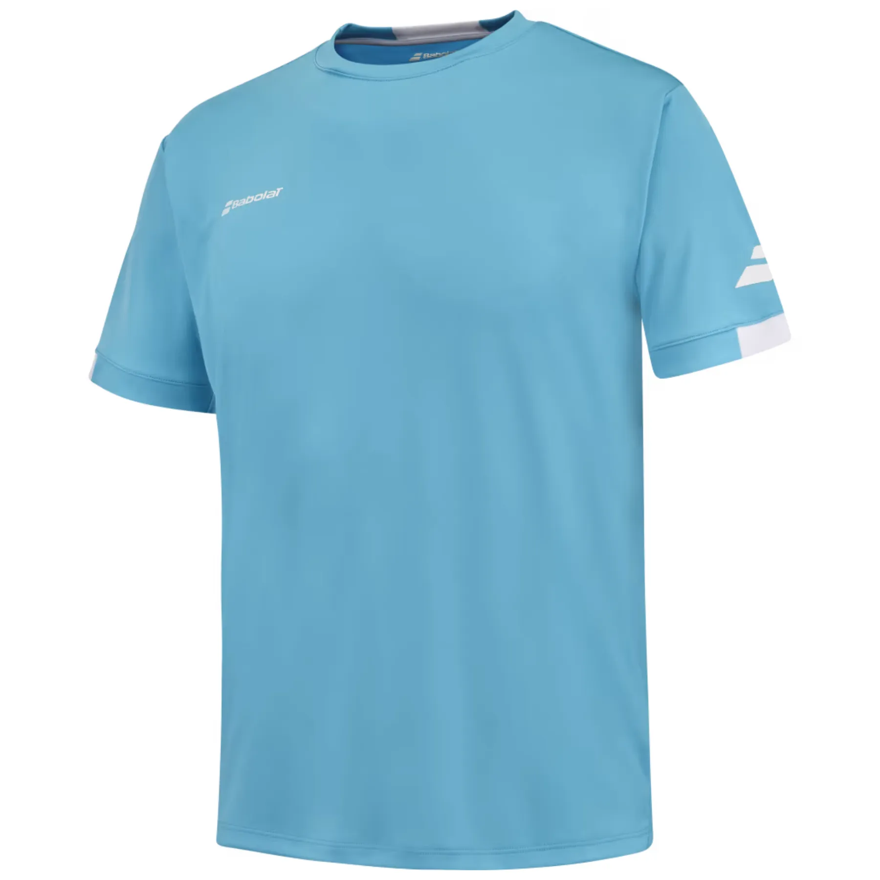 Babolat Play Crew Neck Tee Man 4124 - Cyan Blue