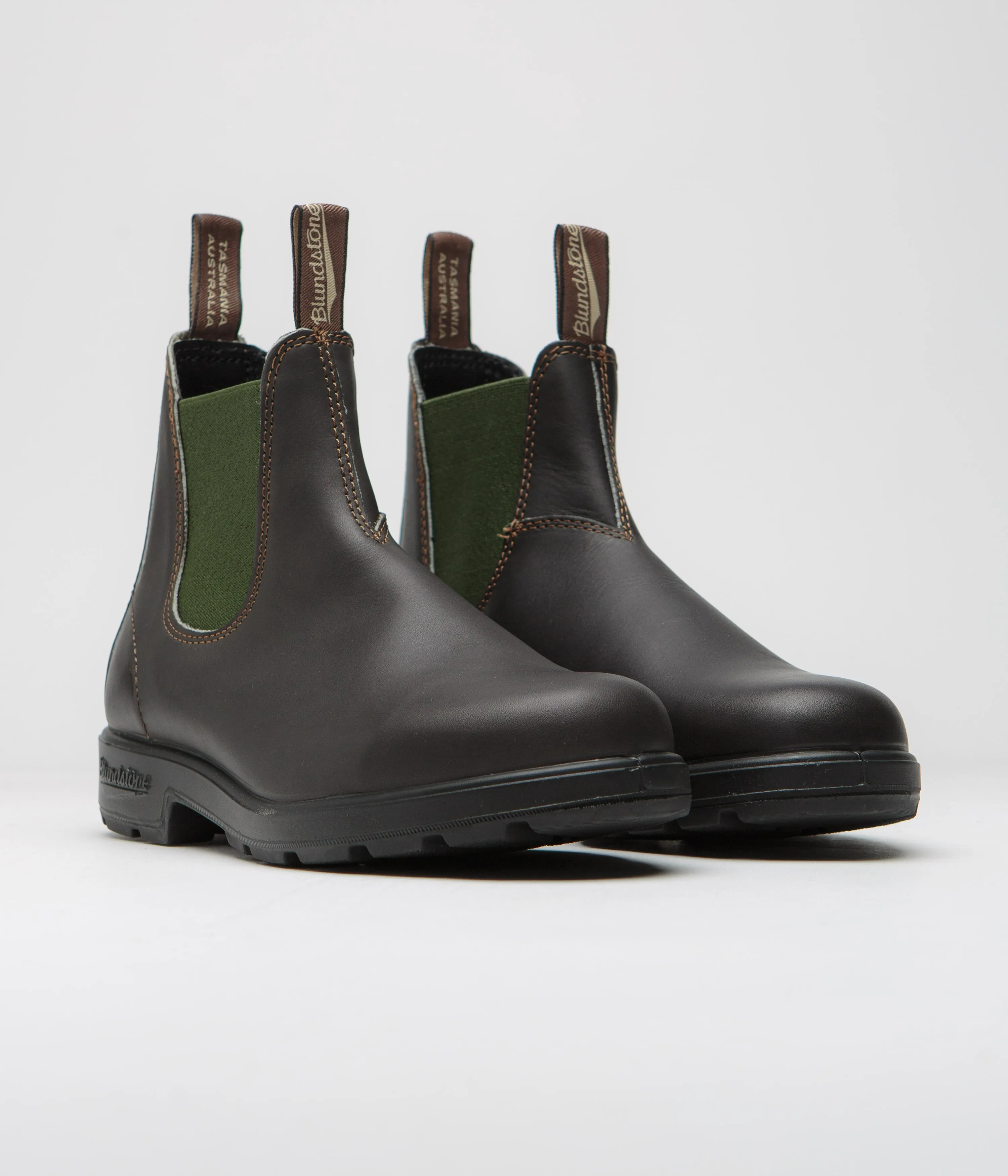 Blundstone Original 519 Shoes - Stout Brown / Olive