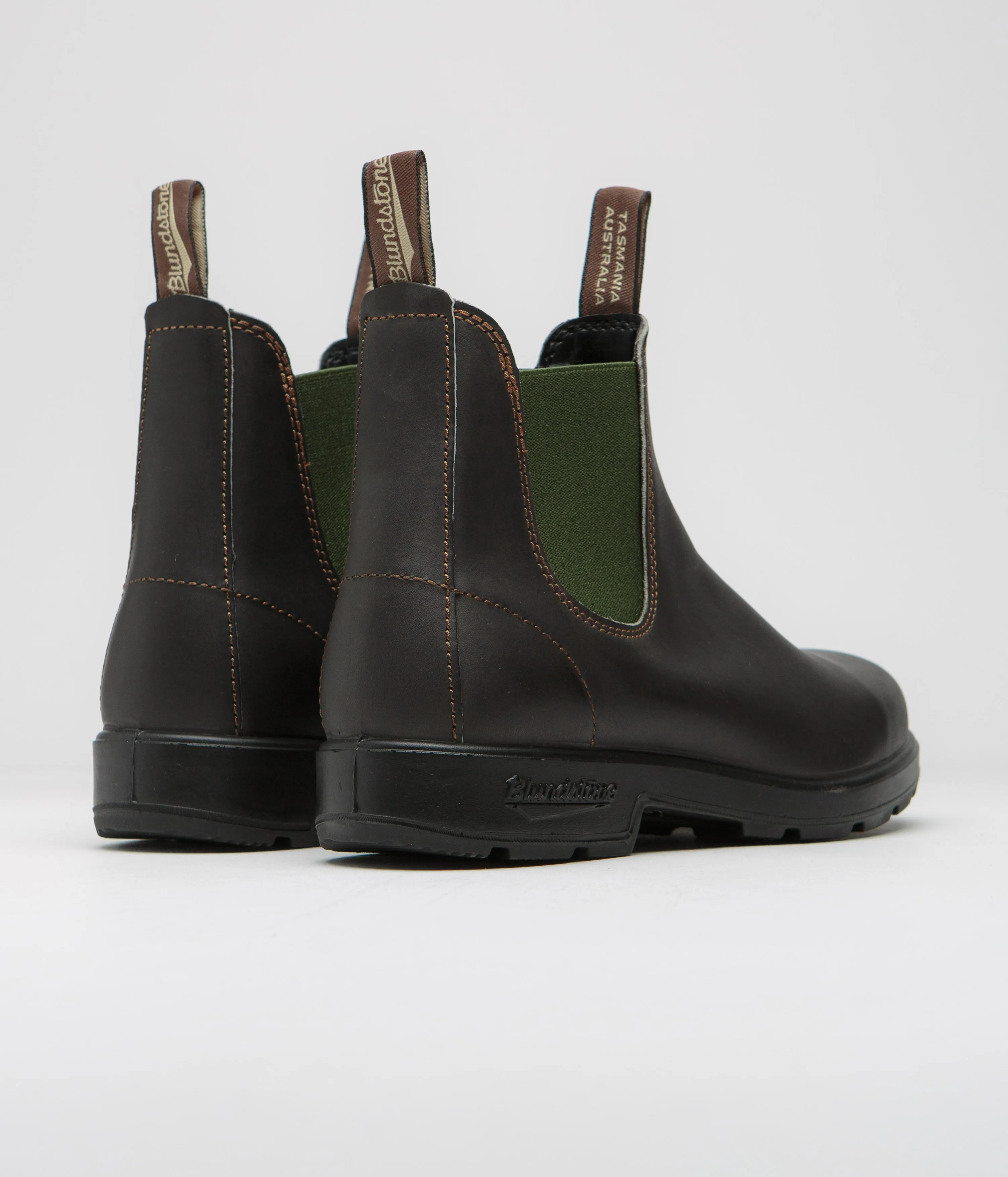 Blundstone Original 519 Shoes - Stout Brown / Olive