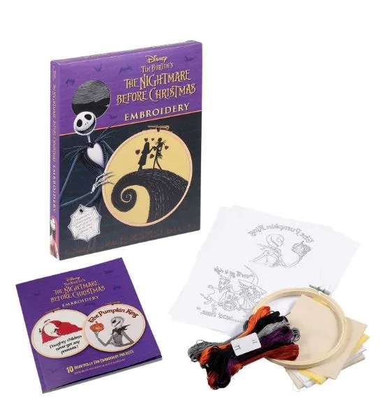 Book - Disney Tim Burton's The Nightmare Before Christmas Embroidery (Embroidery Craft)