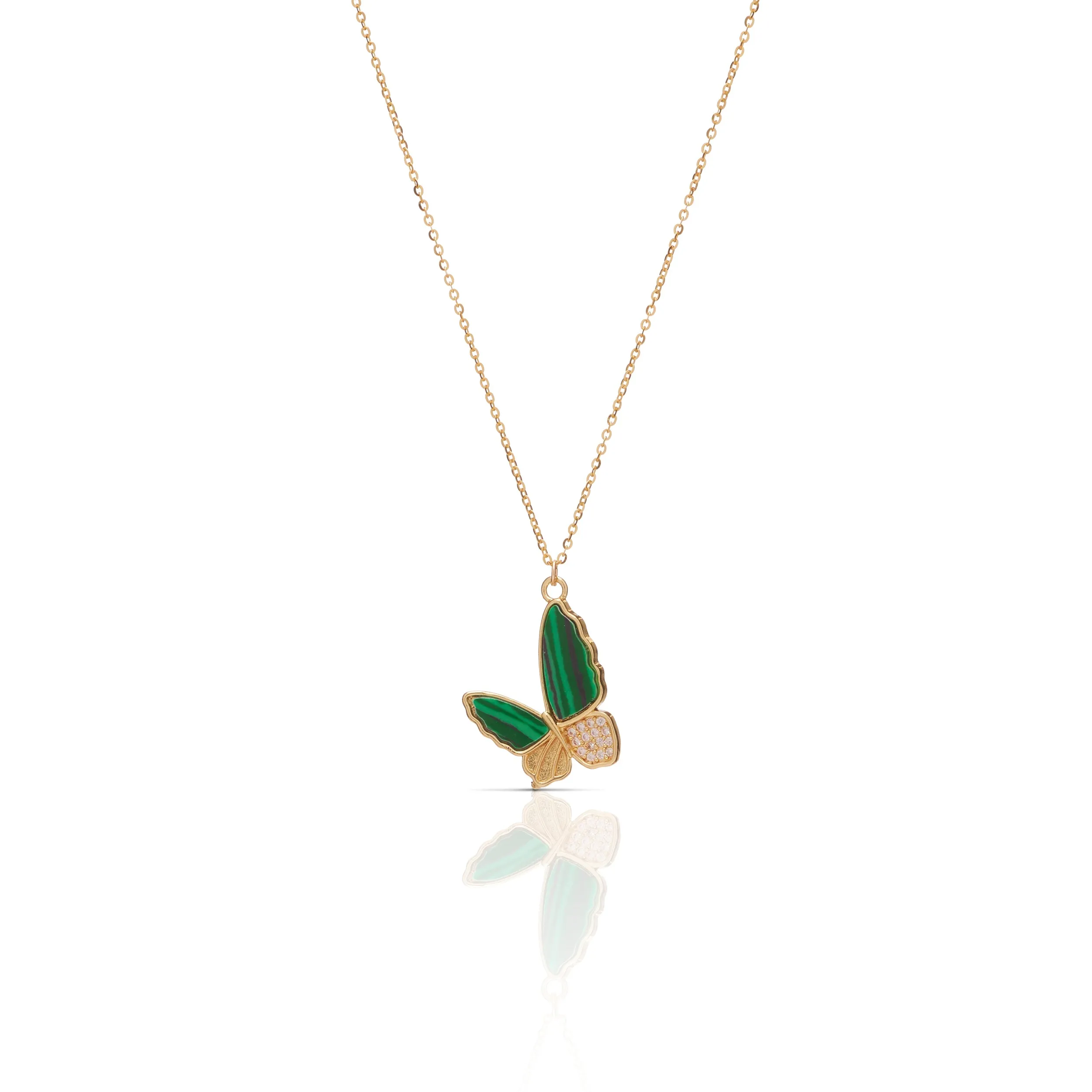 Butterfly Gem Necklace