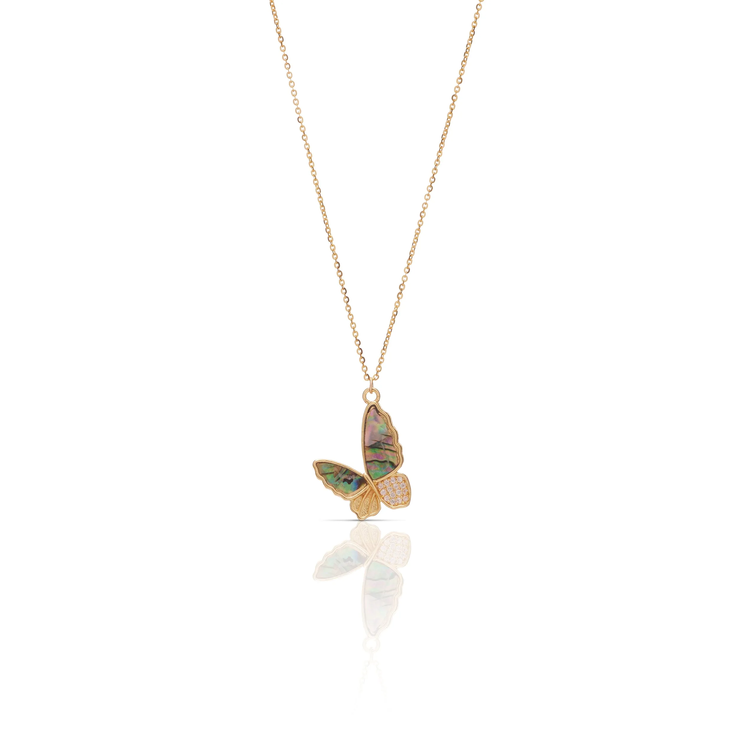 Butterfly Gem Necklace