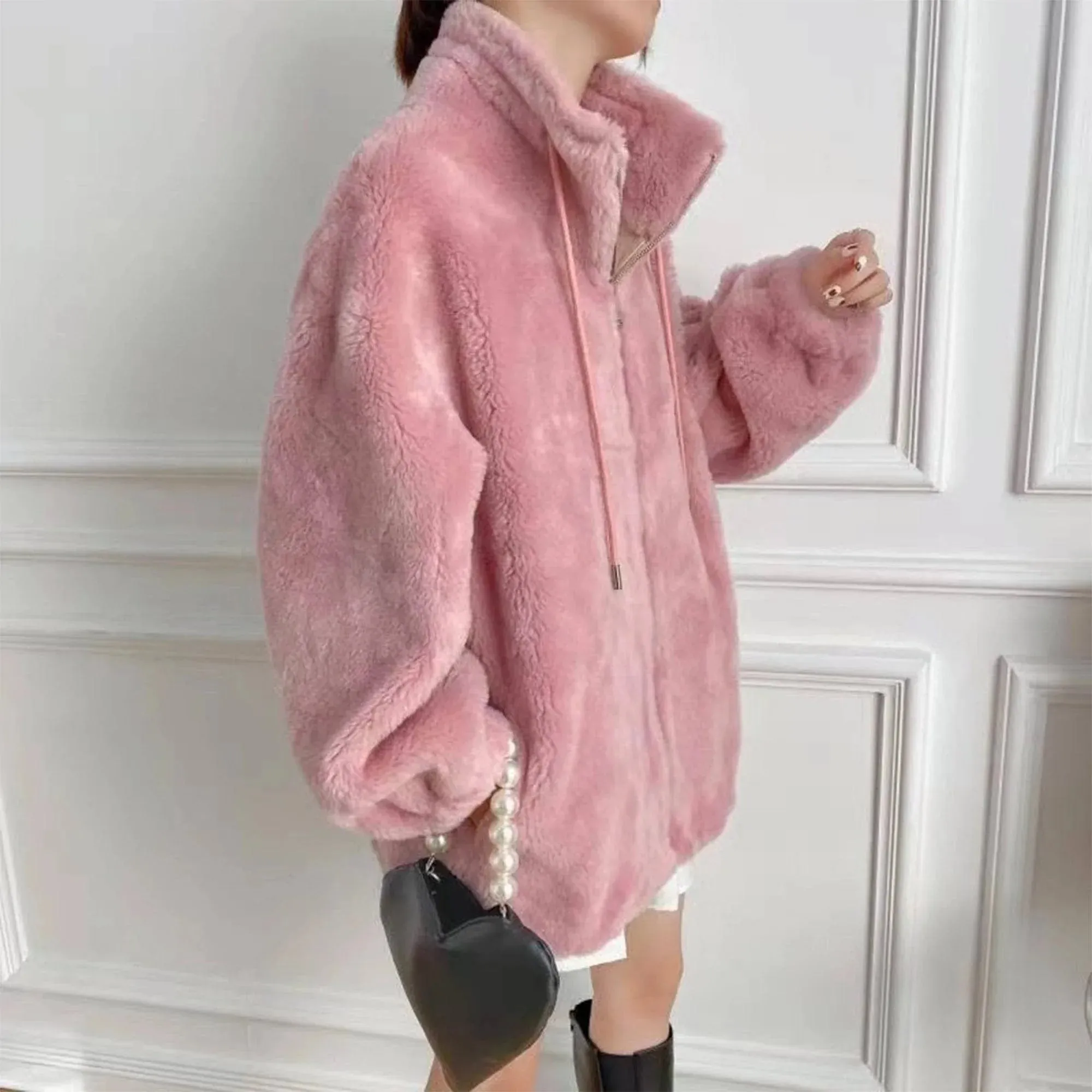 Camille Sheepskin Teddy Jacket