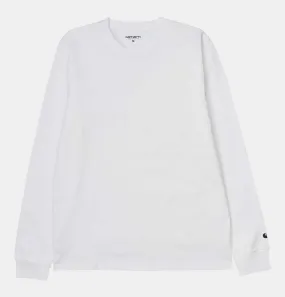 Carhartt WIP Base Long Sleeve T-Shirt in White