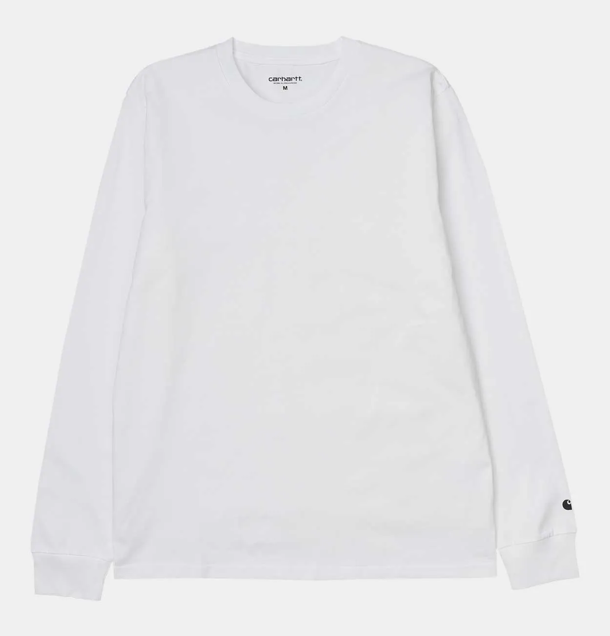 Carhartt WIP Base Long Sleeve T-Shirt in White