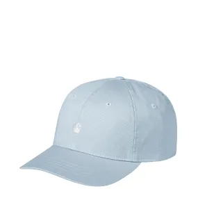 Carhartt WIP Madison Logo Cap Frosted Blue / White