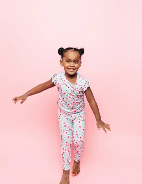 Cheery Cherry Blossom Pajama Set