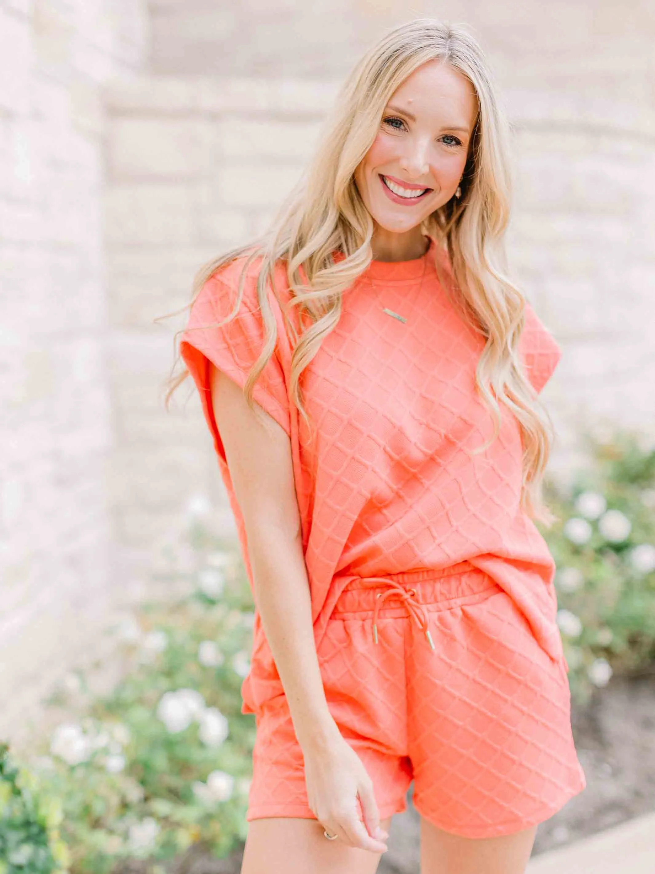 Claire Top | Coral