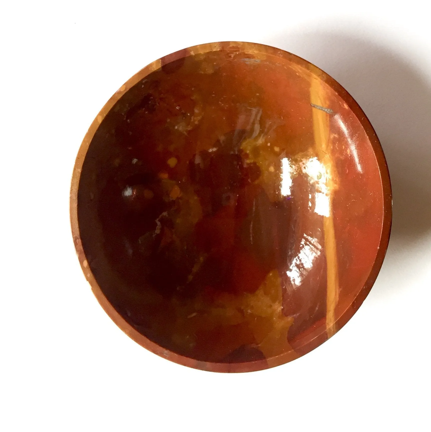 Colorful Red Jasper Bowl