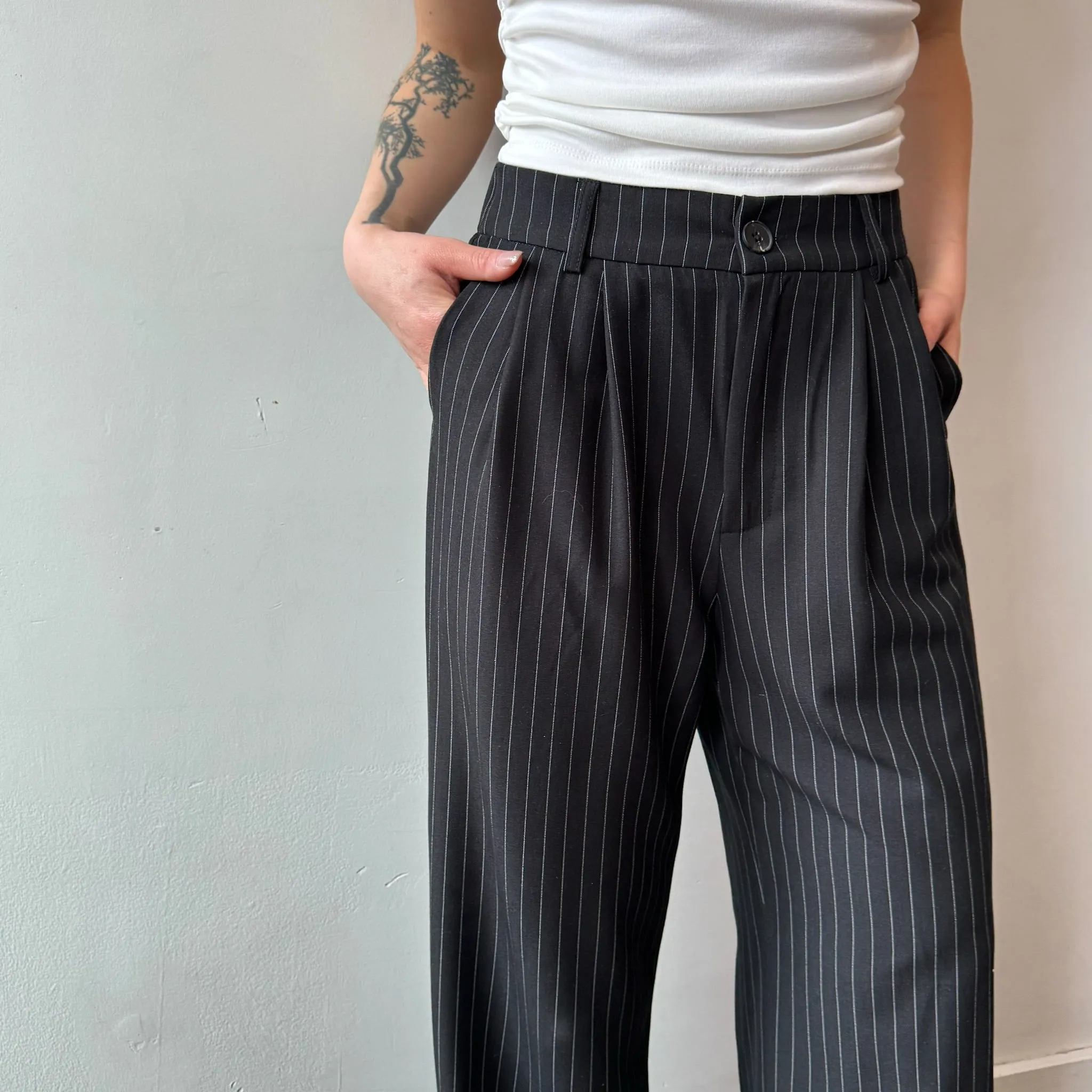 DEPENDABLE Pinstripe Trouser