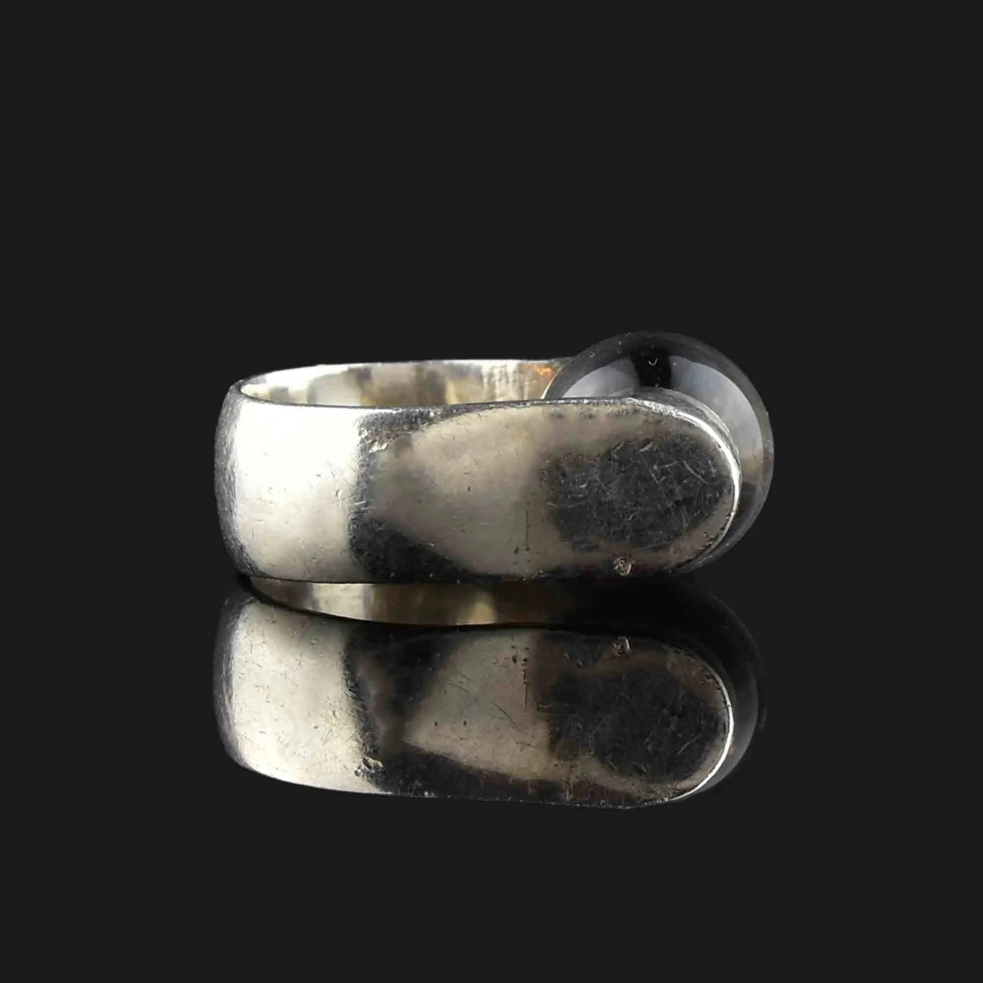 DEPOSIT Sterling Silver Pools of Light Spinner Ring