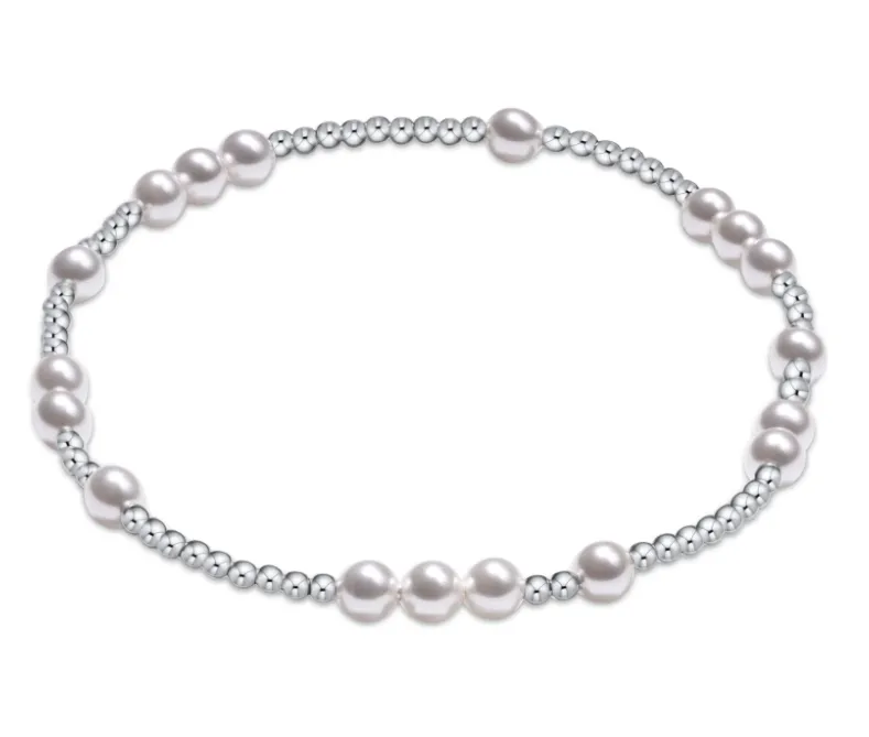 E Newton Hope Unwritten Bracelet - Sterling Pearl