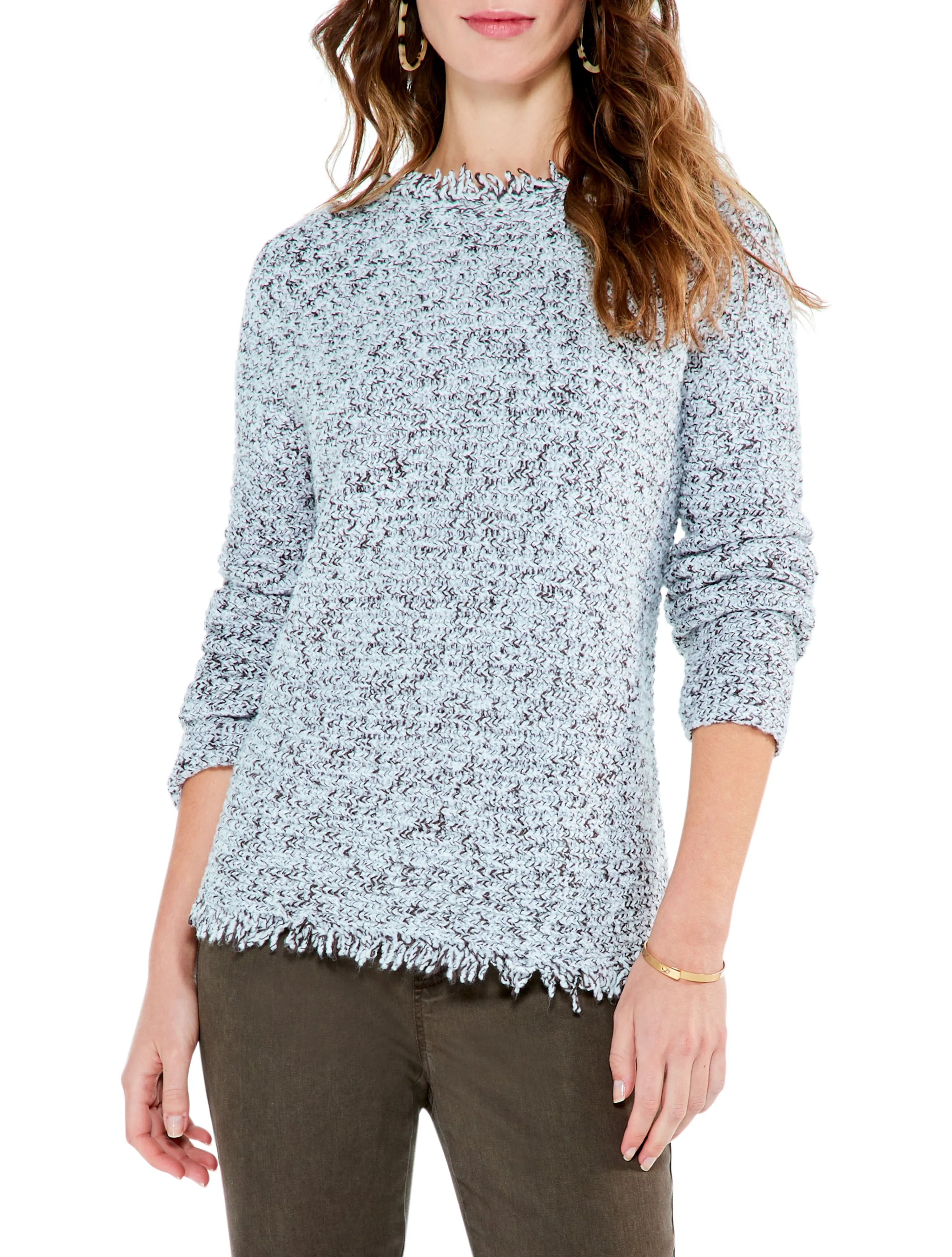 Fringe Mix Sweater