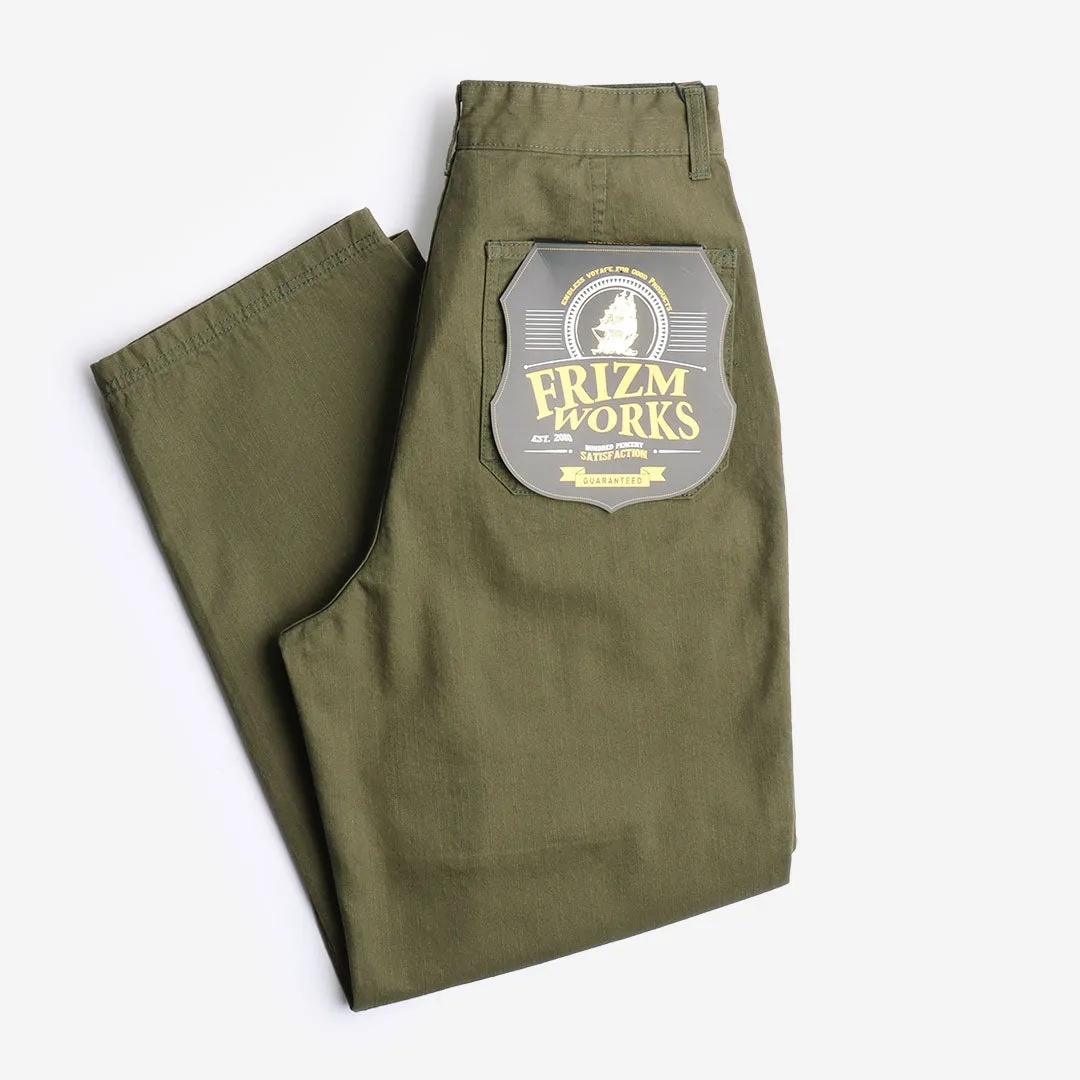 FrizmWORKS Slub Cotton Two Tuck Pant