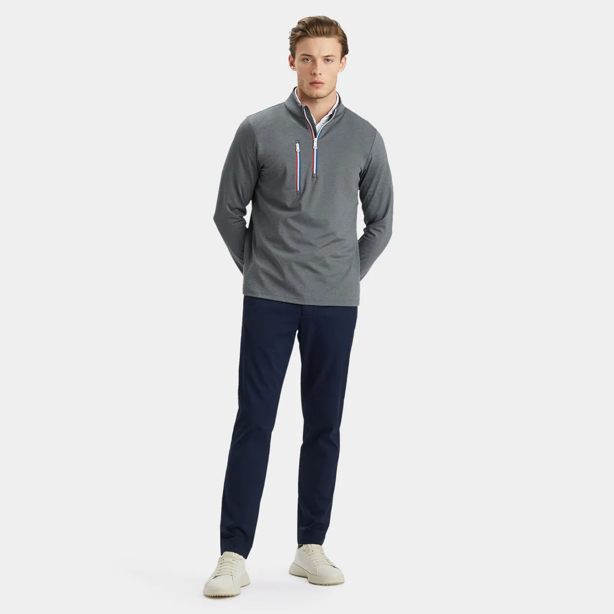 G/Fore Daytona Melange Tech Interlock Pullover