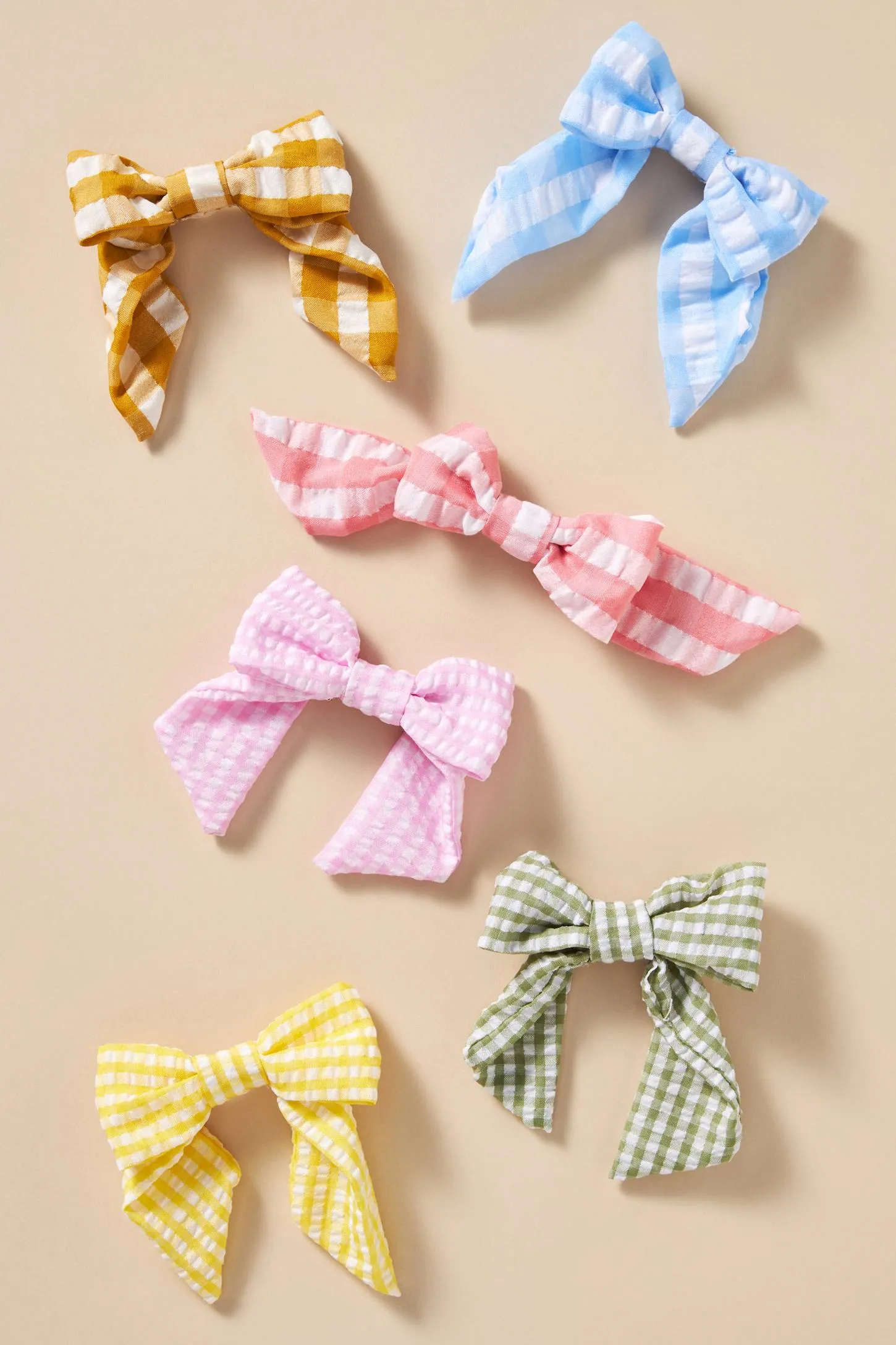 Gingham Hair Bows