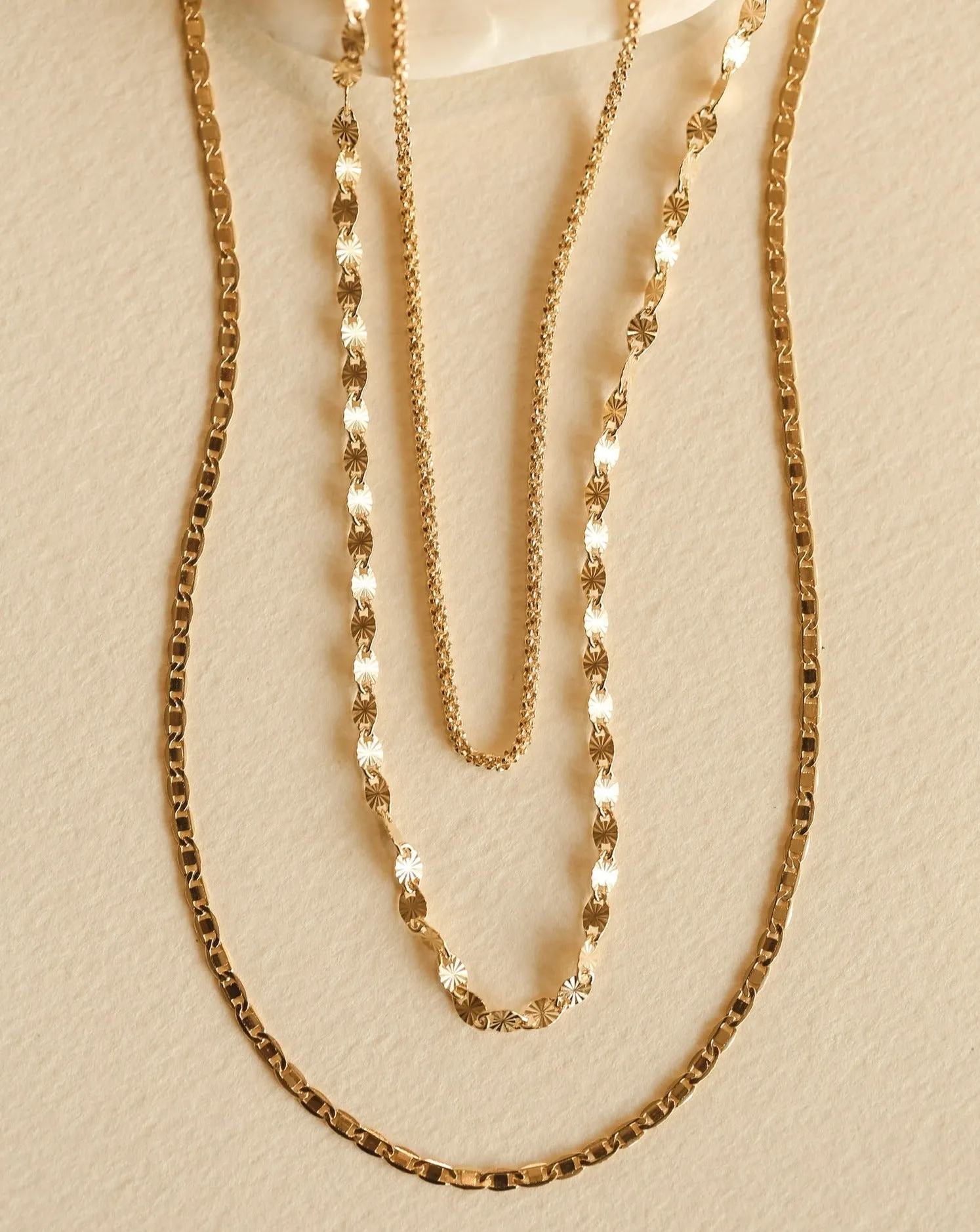 Glimmer Chain Set - Gold Vermeil