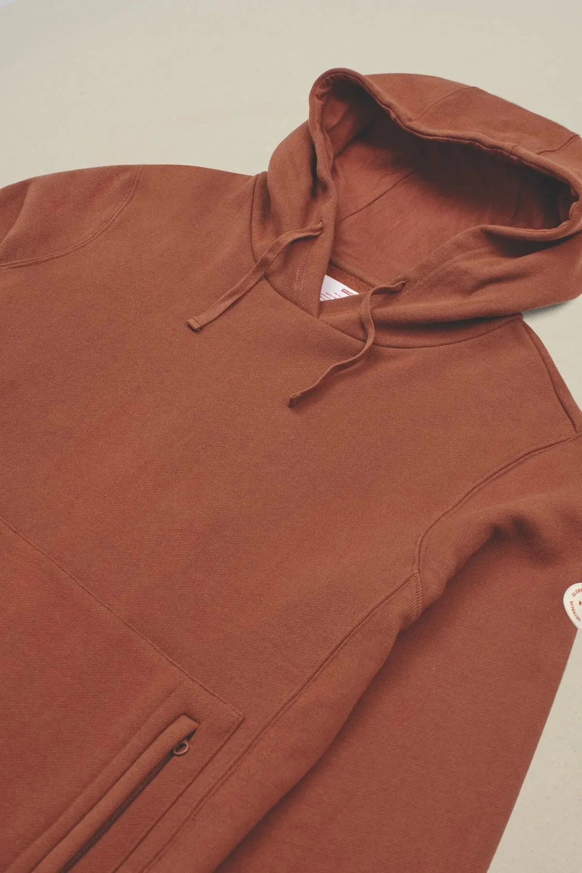 GLOBE HOODIE BURLY DARK WALNUT