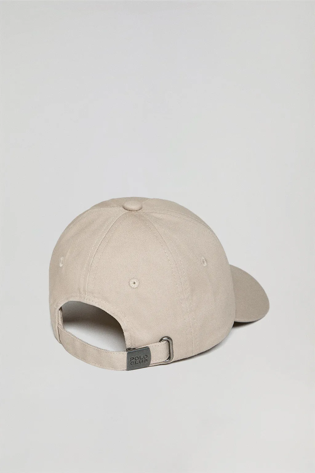 Gorra infantil beige con logo y bordado  Polo Club