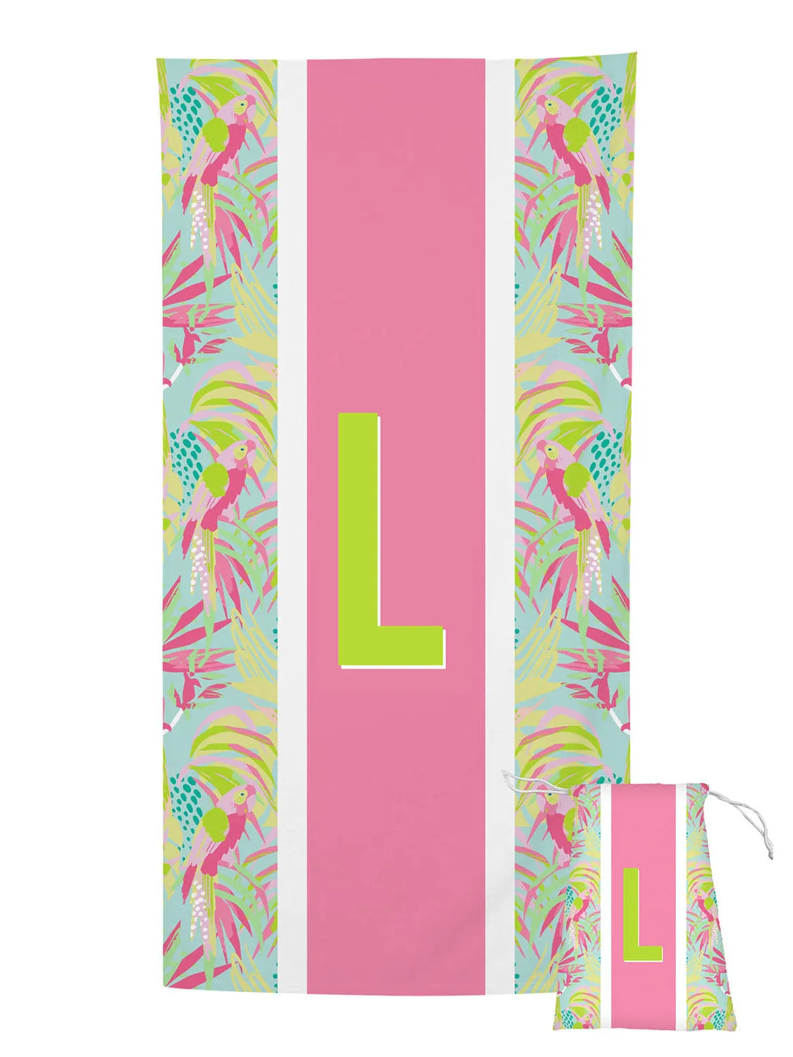 Initial Beach Towel | Tropical