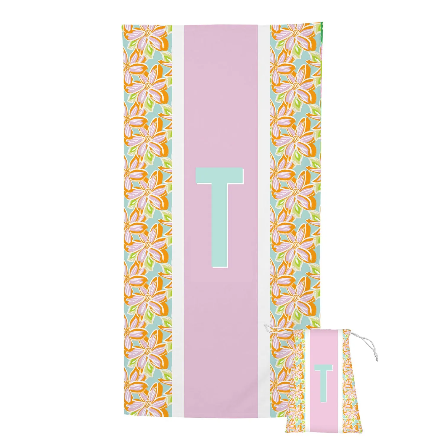 Initial Beach Towel | Tropical