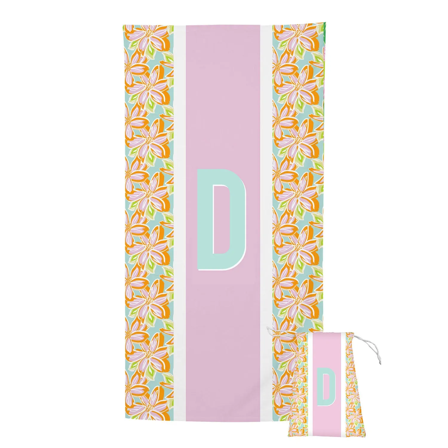 Initial Beach Towel | Tropical