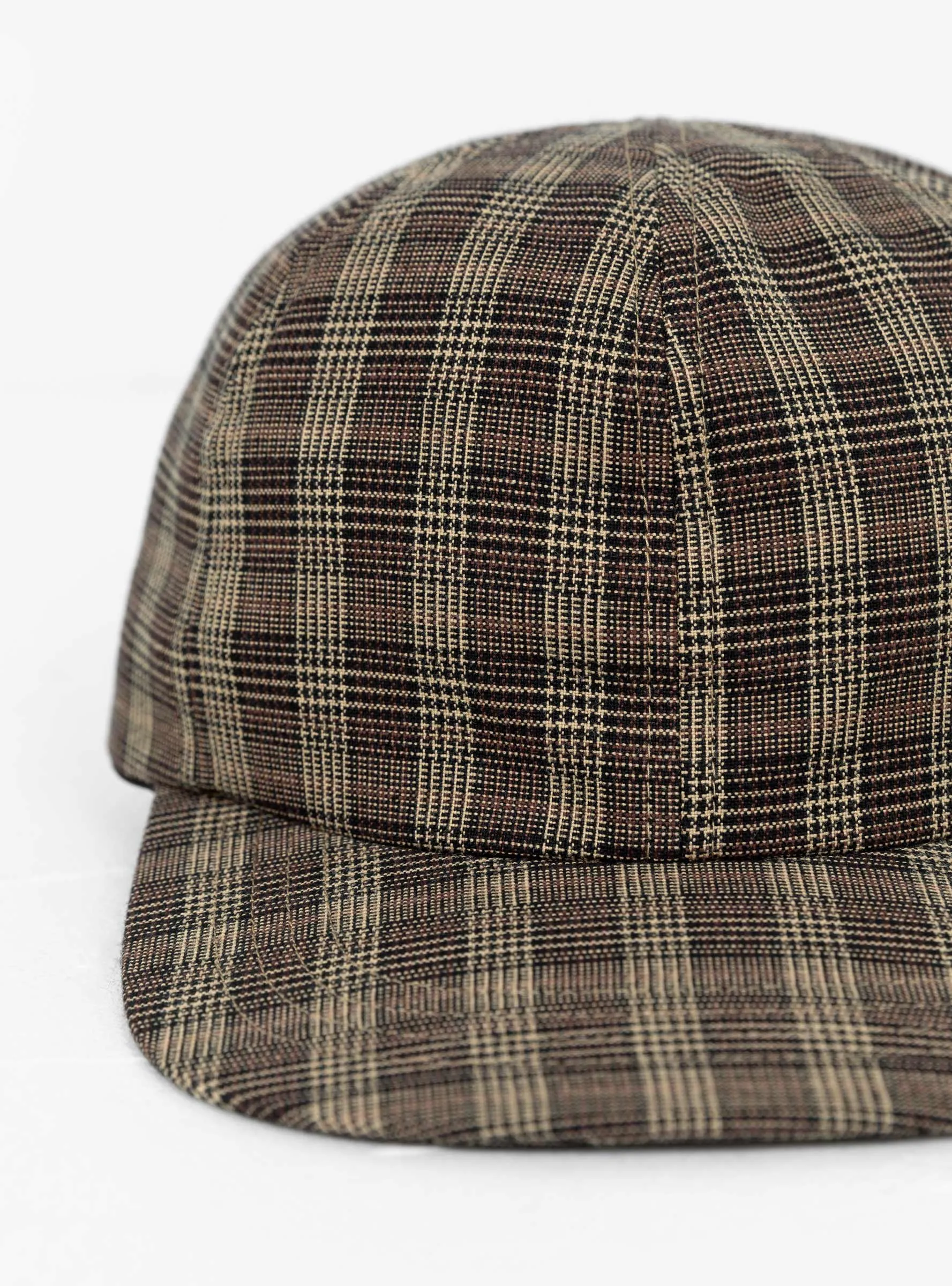 Kasuri B.B. Cap Brown Check