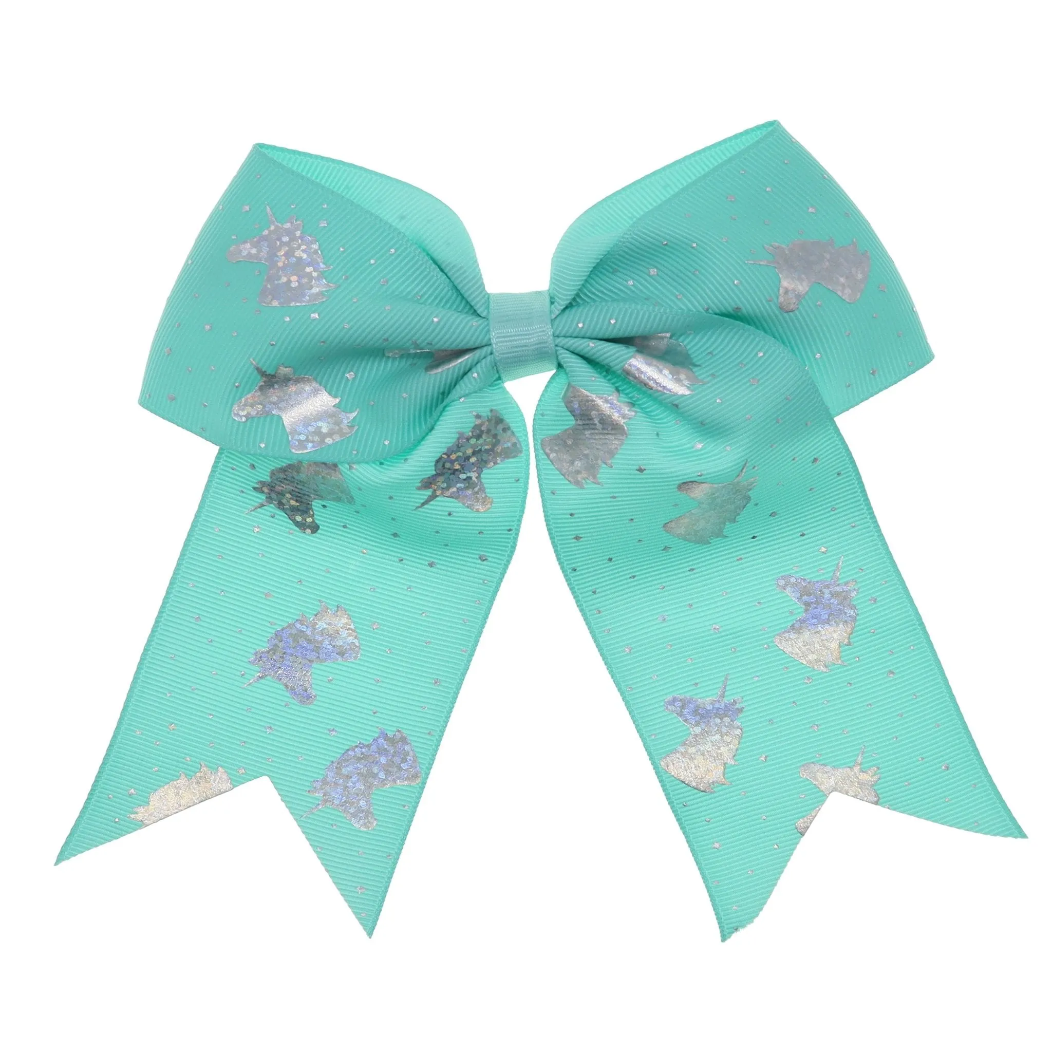 Large Unicorn Glitter Bow