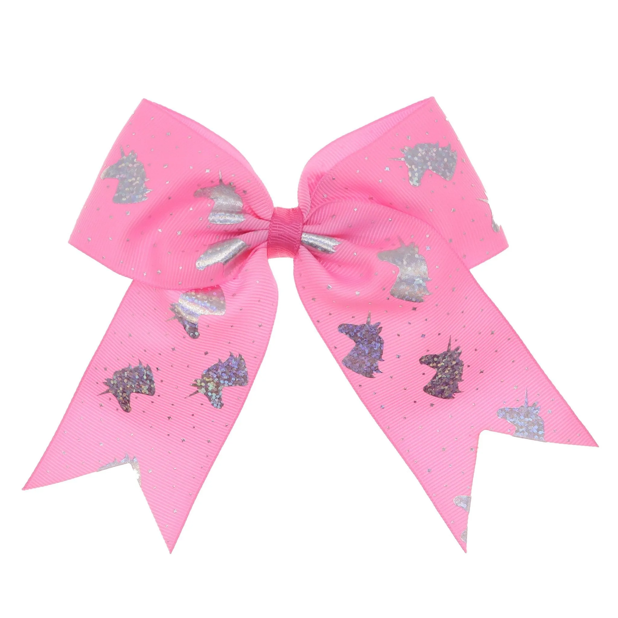 Large Unicorn Glitter Bow