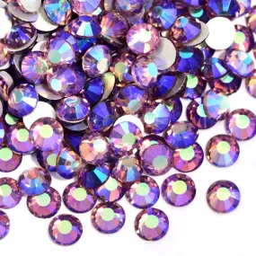 Light amethyst ab glass rhinestones