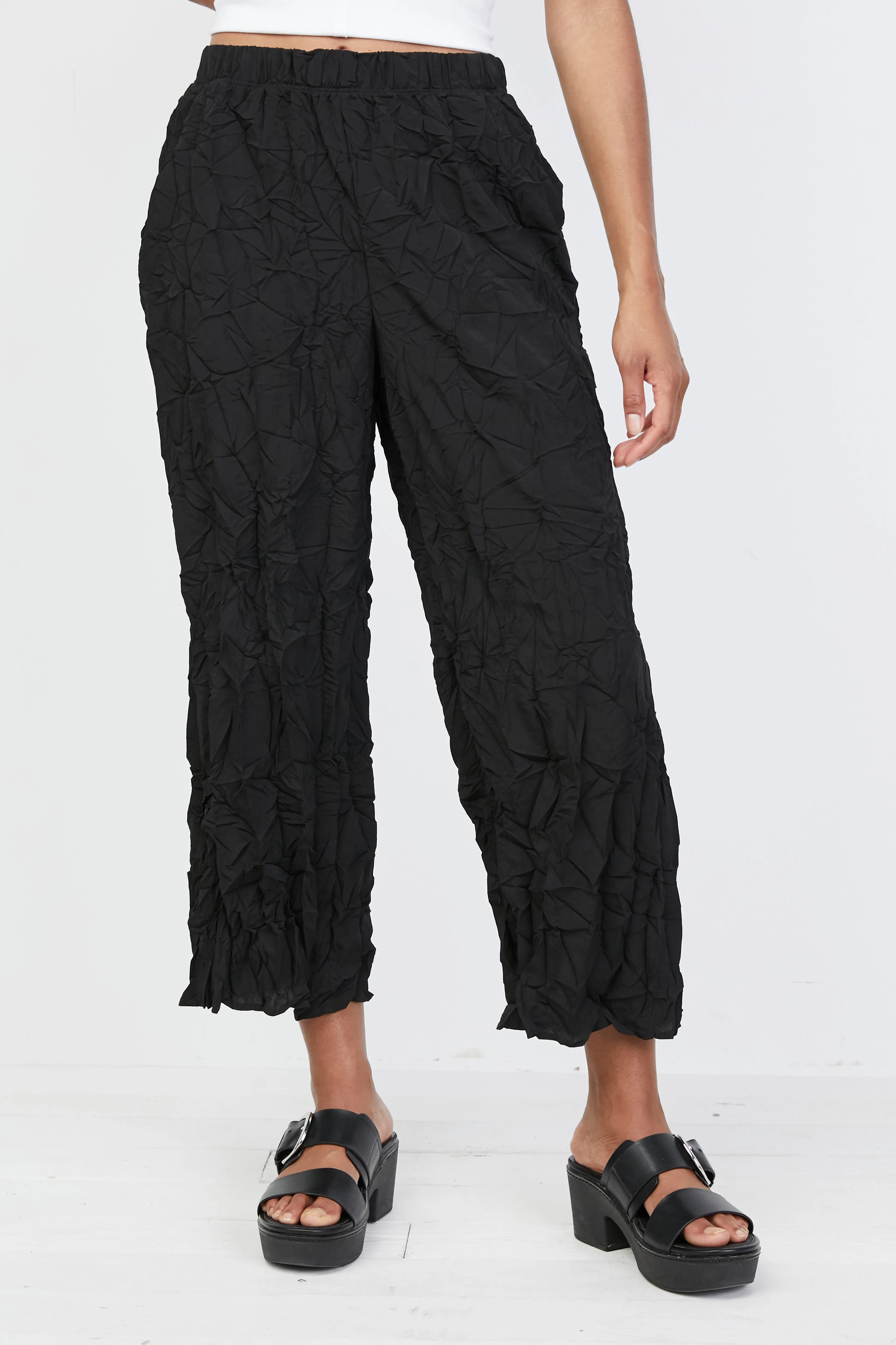 Liv by Habitat pant, cropped crinkle