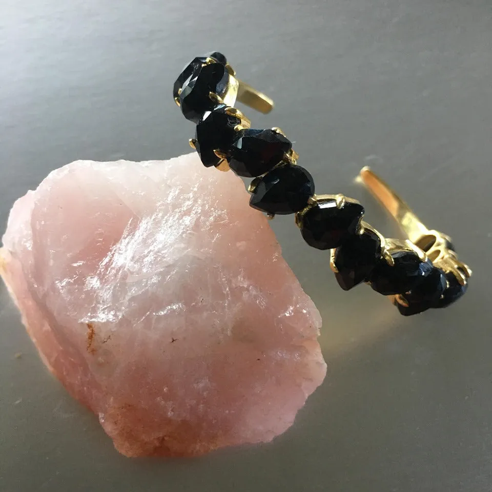 Lyala Cuff With Black Onyx