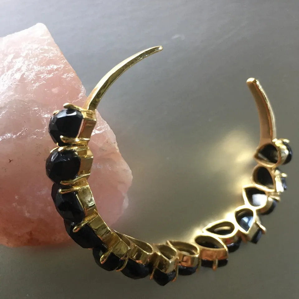 Lyala Cuff With Black Onyx