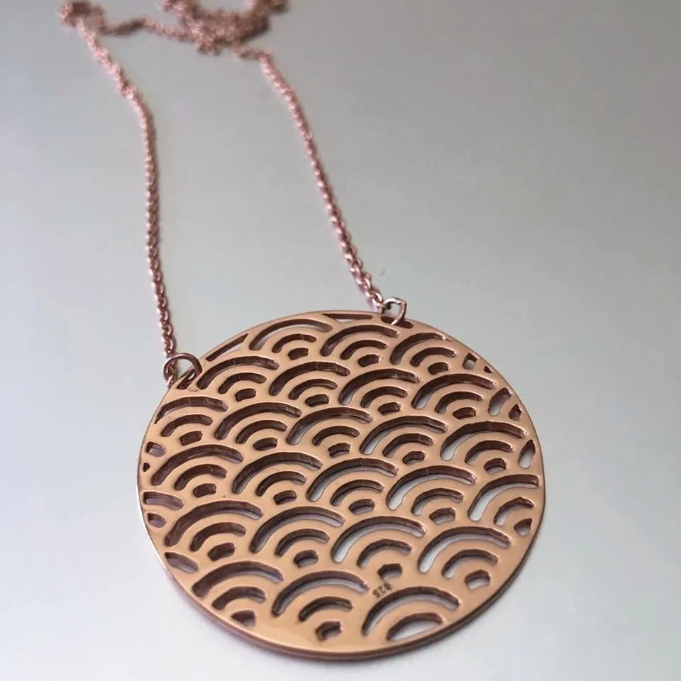 Mahima Necklace In Rose Gold