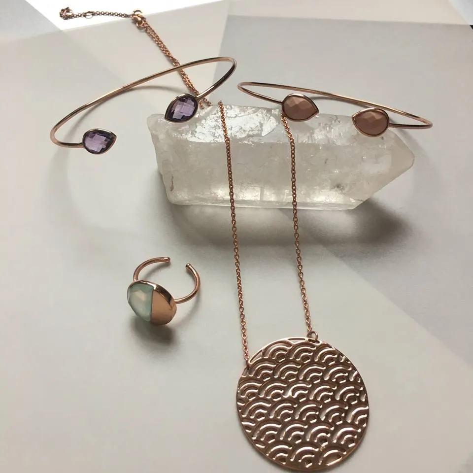 Mahima Necklace In Rose Gold