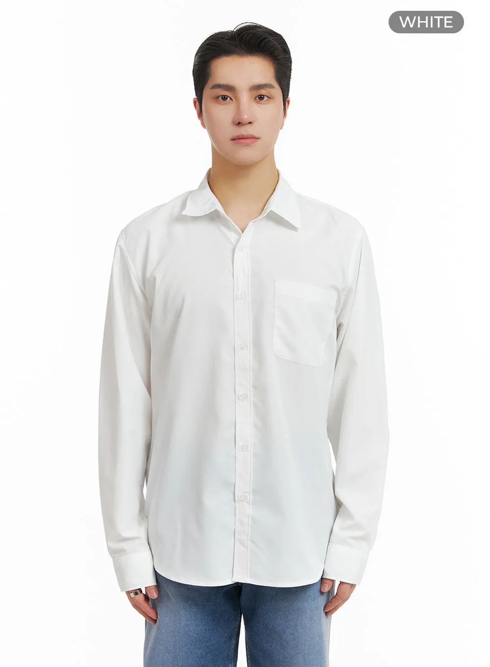 Men's Classic White Shirt IA401