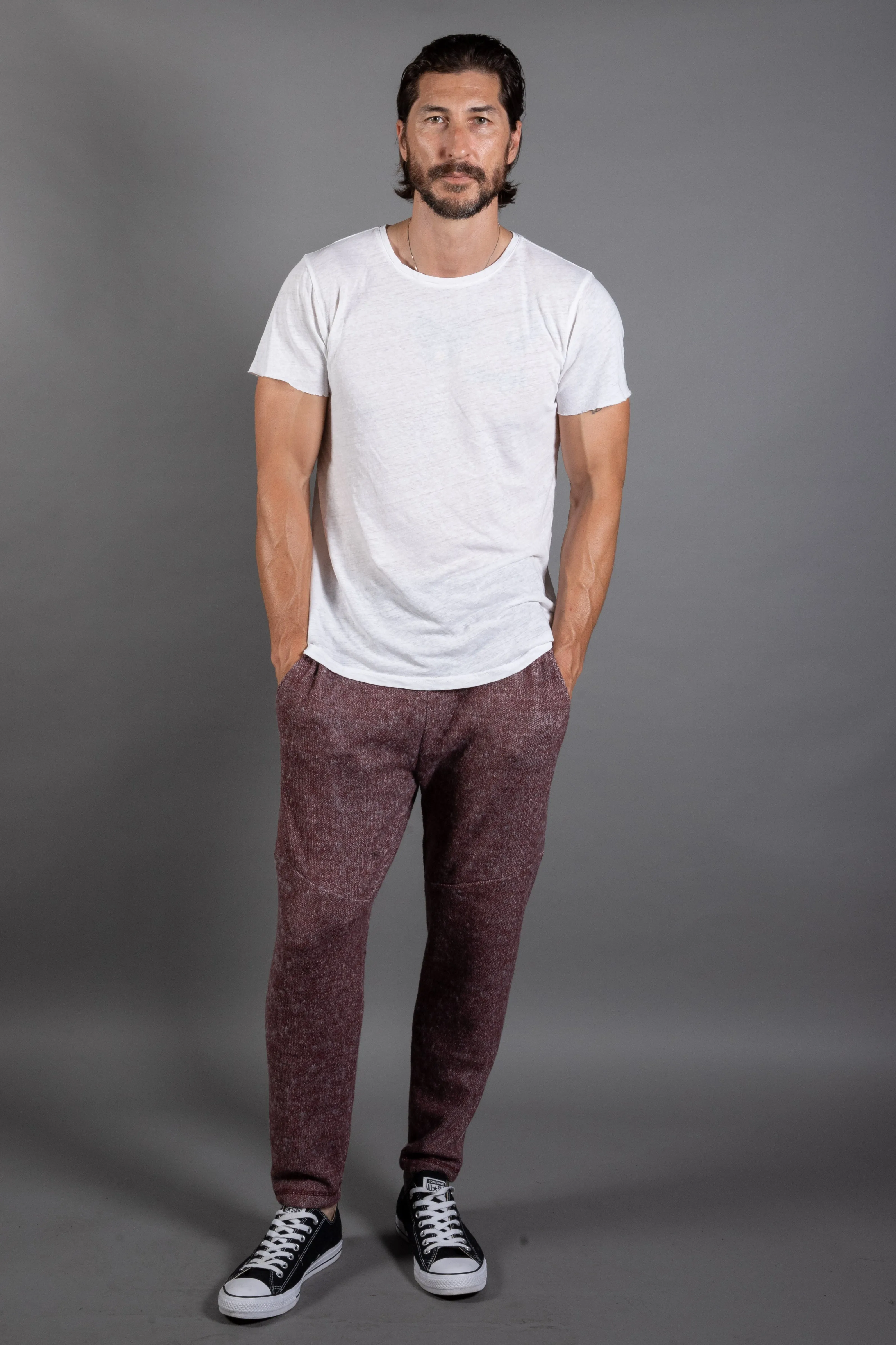 Men's Soft Knit Melange Jogger Pant