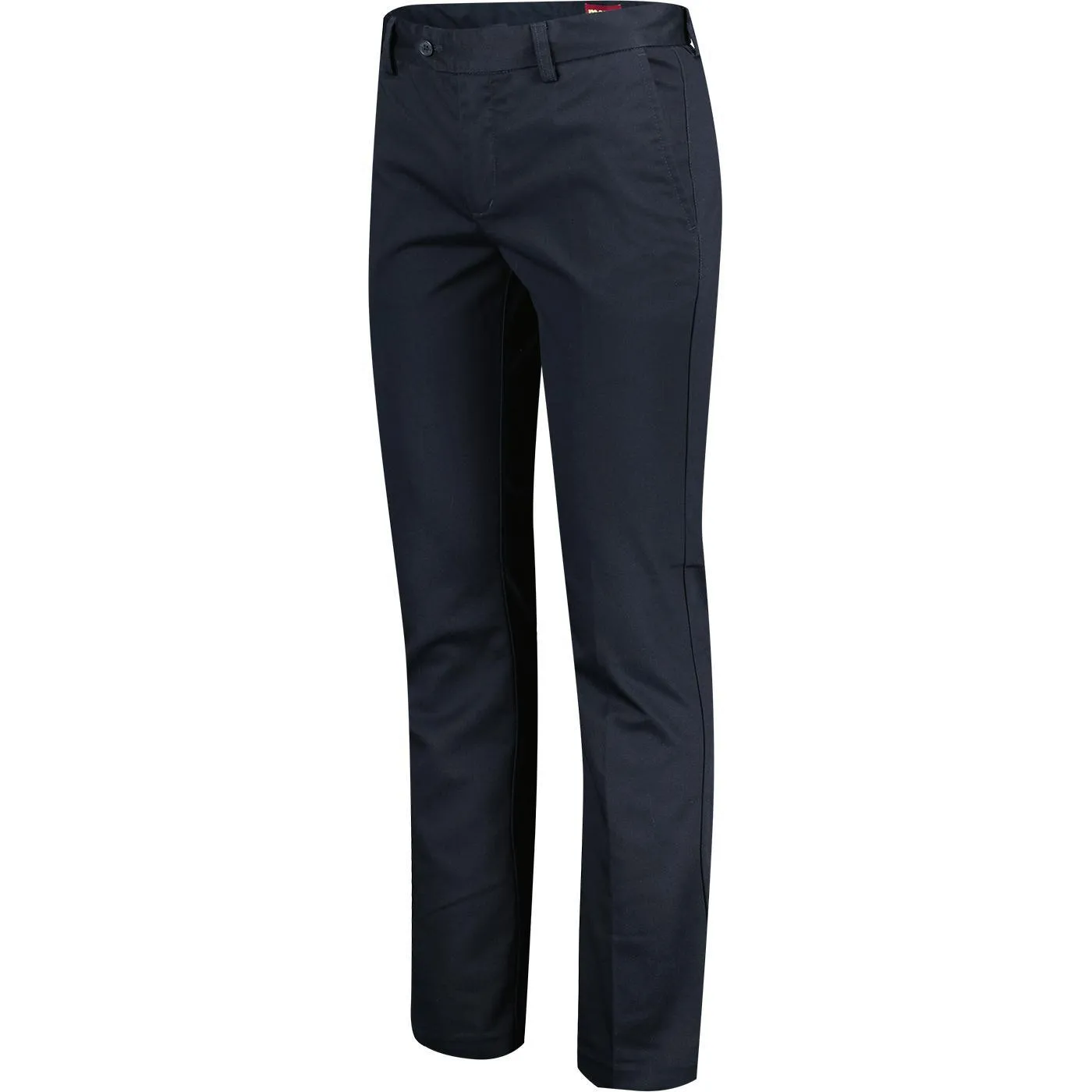 Merc London Winston Sta Prest Trousers Navy