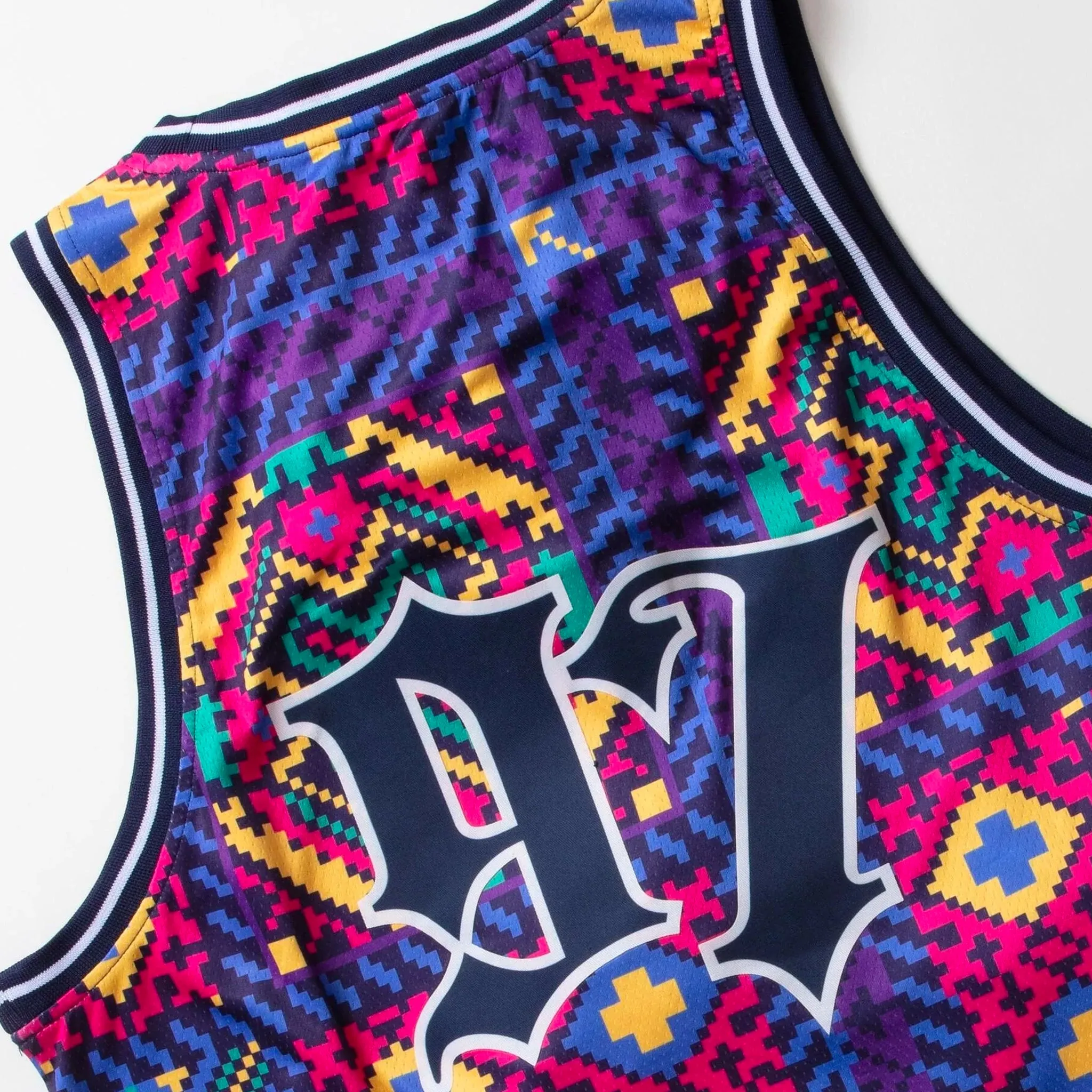 Mesh Basketball Jersey (Purple)