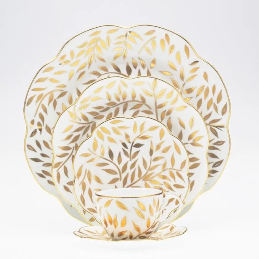 Olivier Gold Dessert Plate