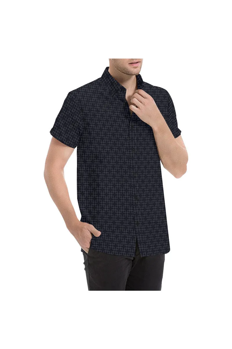 Overlapping Matrix Short Sleeve Shirt